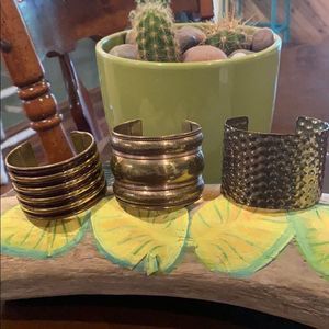 *free with purchase* Set of 3 bangle cuffs